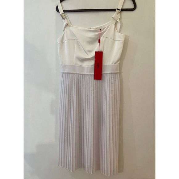 HUGO BOSS White Midi Dress - Picture 2 of 9